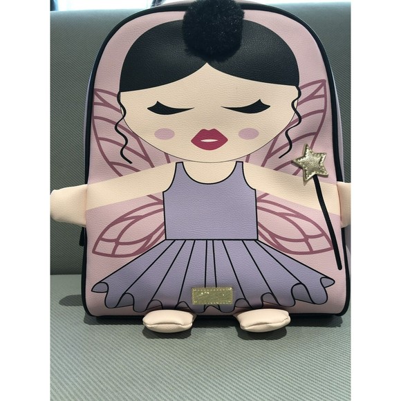 New  Luv Betsey Johnson Kitsch Ballerina Ballet Backpack LBMIAA Fairy Princess